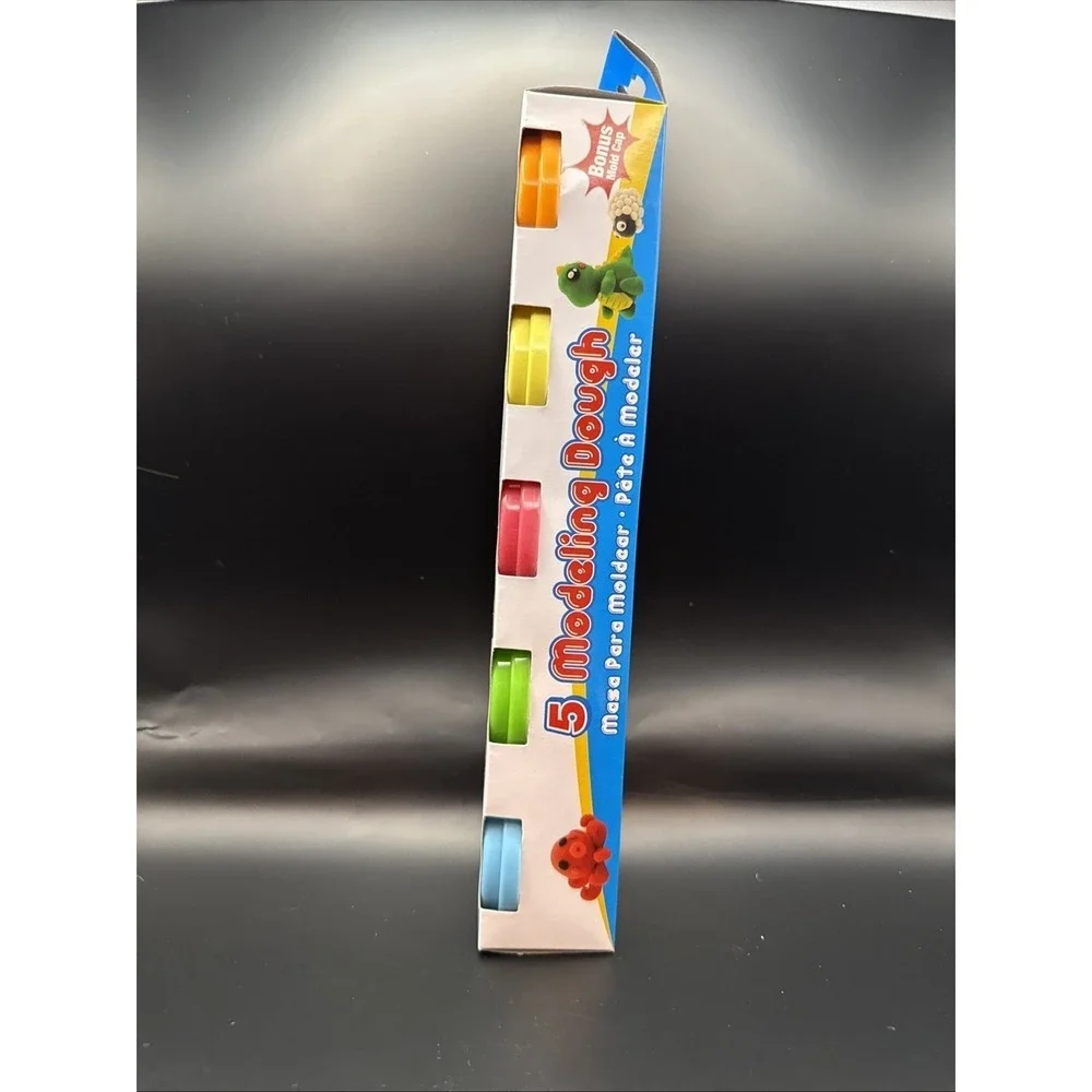 Bazic Modeling‎ Dough Kids 5oz Neon New 5pk Bonus Mold Caps